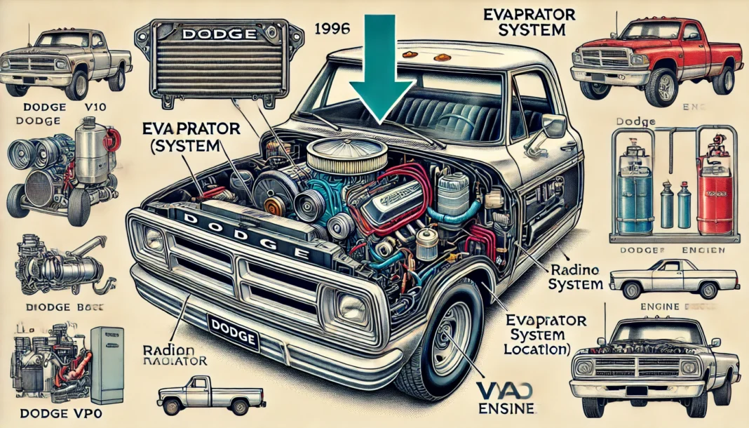 where is the evap on dodge v10 2996